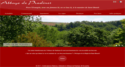Desktop Screenshot of abbayedepradines.com